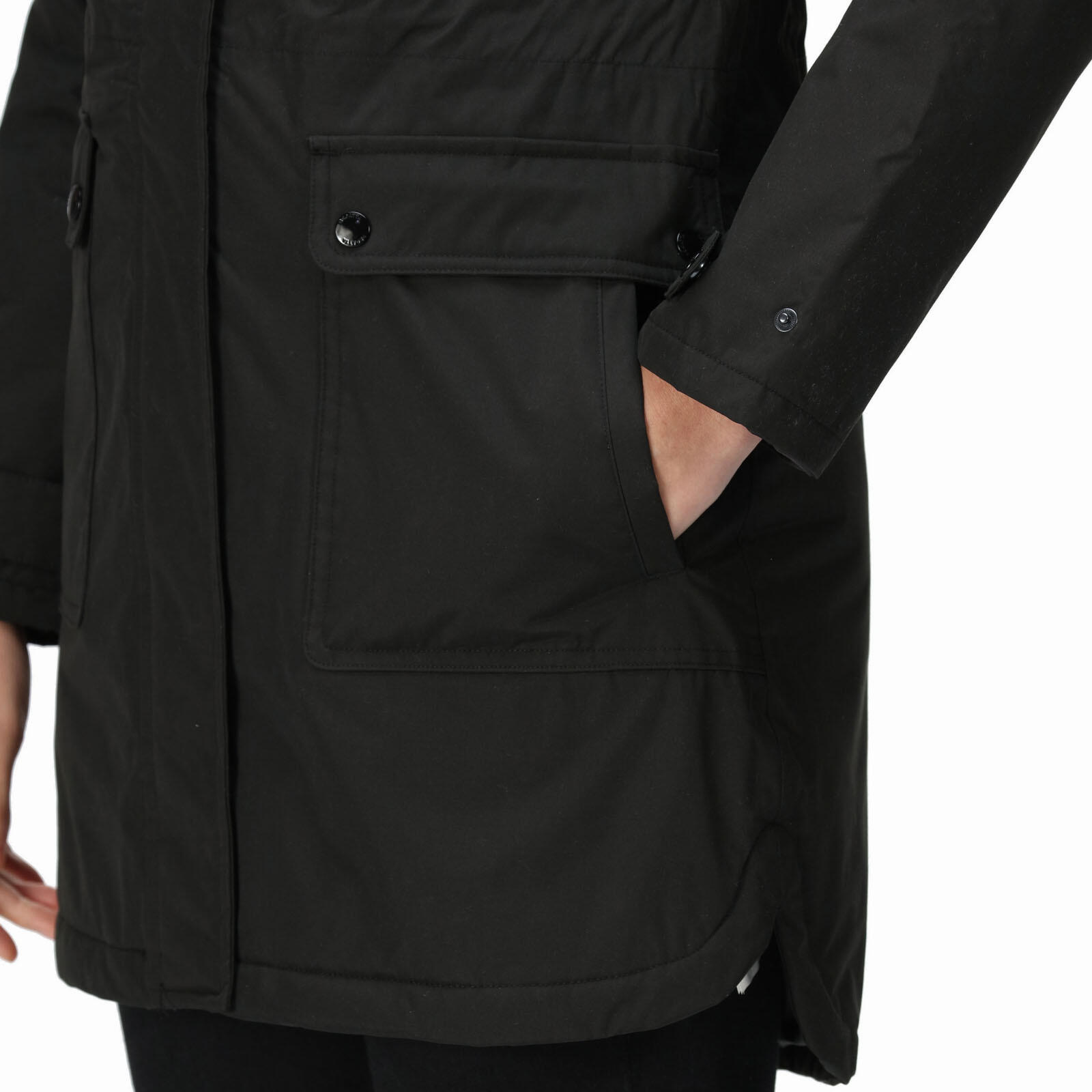 Regatta Sabinka wasserdichte Winterjacke Damen Wintermantel Black 36 6/7