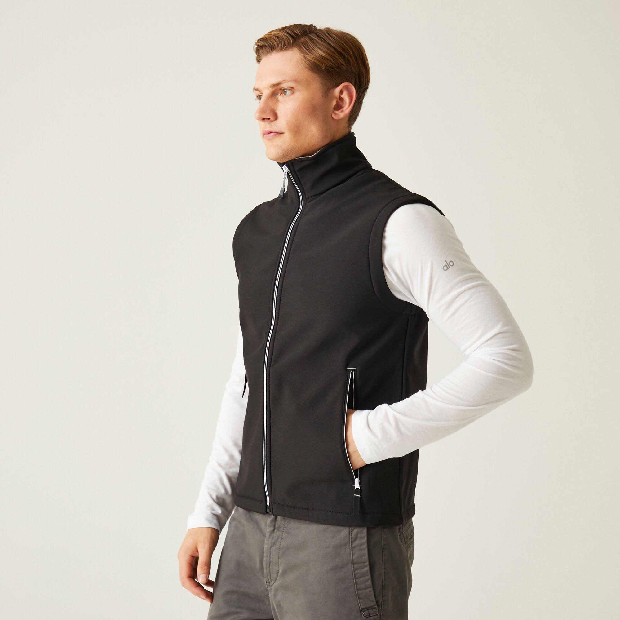 REGATTA Herren Wandern Jacke - Ascender Softshell Bodywarmer, light gray