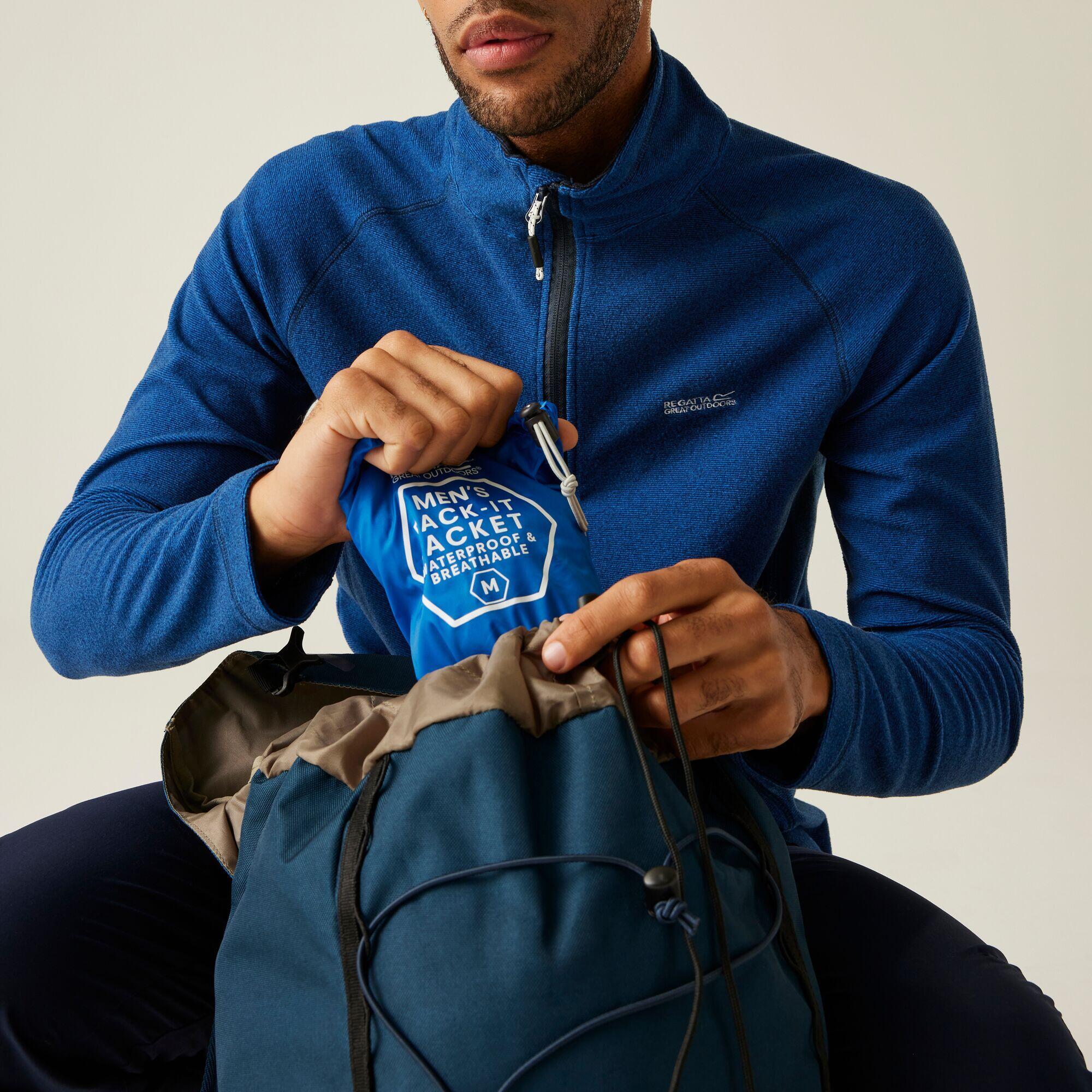 Veste Softshell imprimable avec capuche Homme 3 couches VENTURER - Bleu