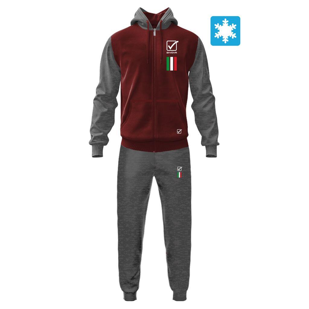 Givova Tuta Italia 101 męski dres z kapturem z polaru, M