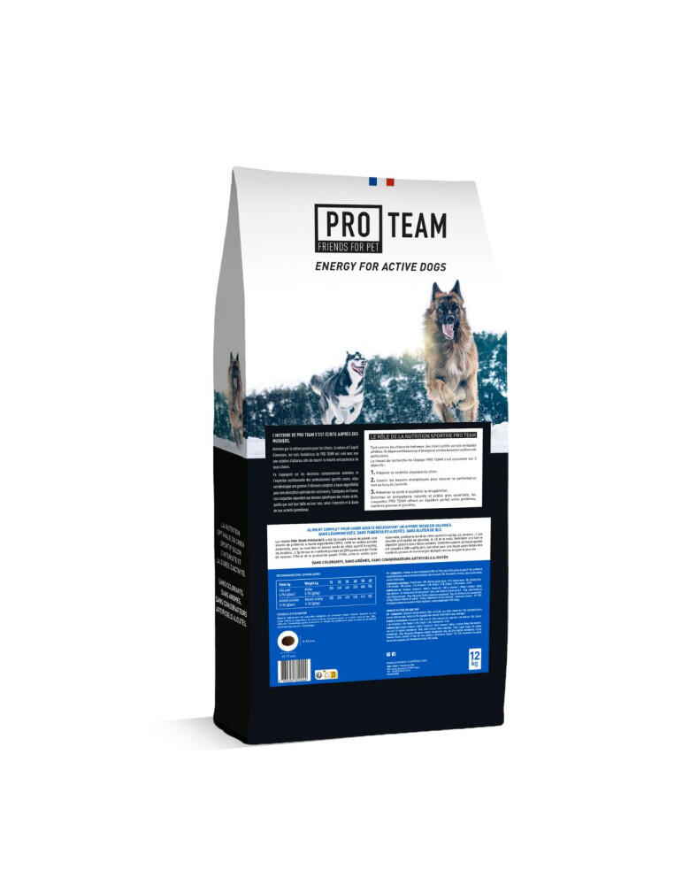 Croquettes chien adulte actif sportif au poulet - Puissance 4000 -12KG 2/5