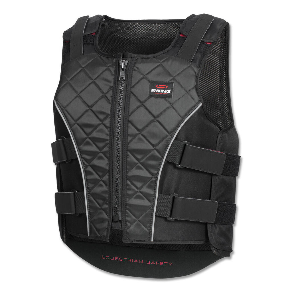 Children's riding back protector with zip closure Swing P19