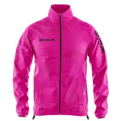 Giacca impermeabile (k-way) uomo givova giallo fluo