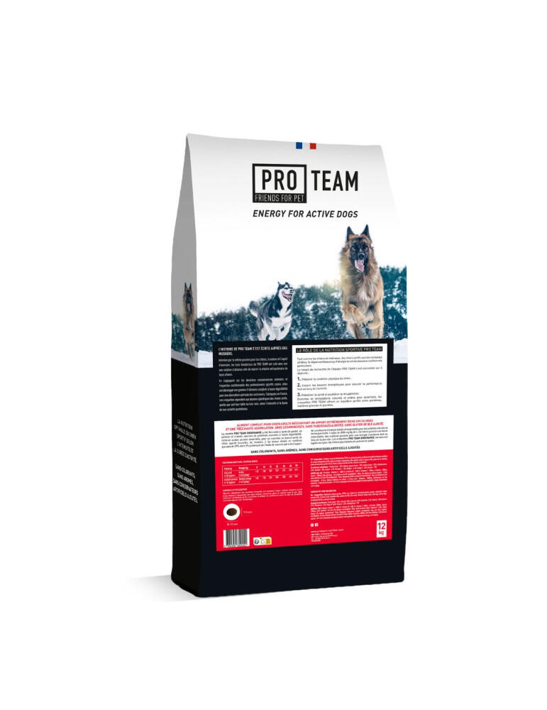 Croquettes chien adulte sport intense poisson- Pro Team Endurance 4400 - 12Kg 2/4