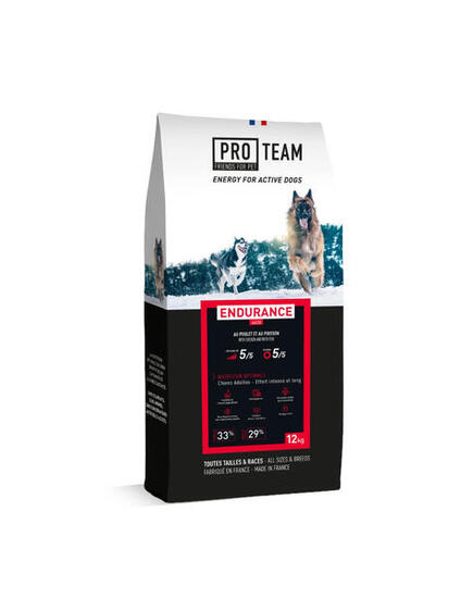 Croquettes chien adulte sport intense - Pro Team Endurance 4400 - 2*12Kg