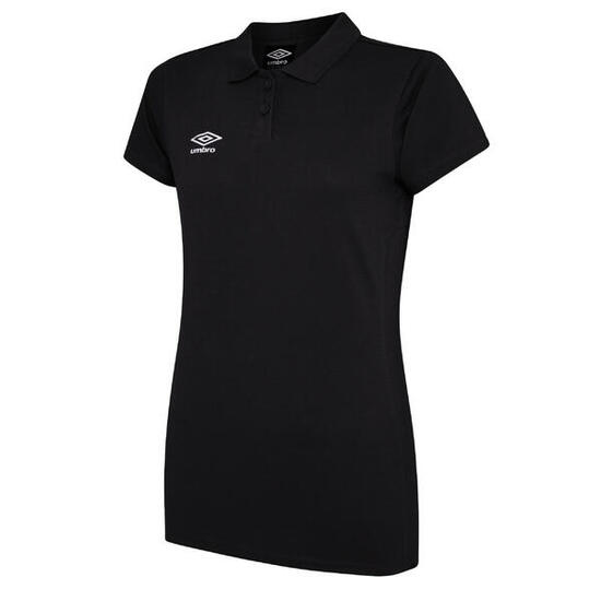 Polo CLUB ESSENTIAL Femme (Noir / Blanc)