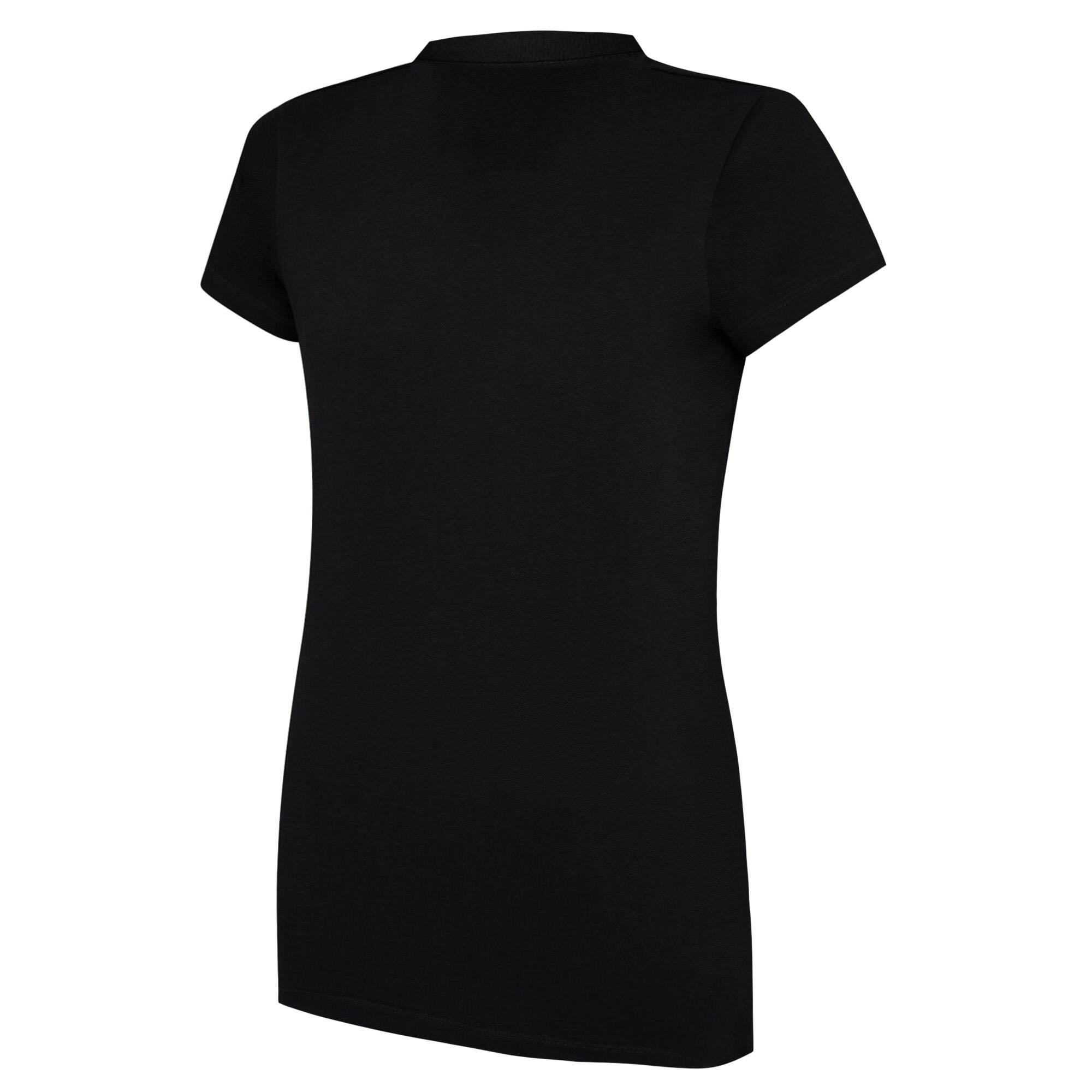 Polo CLUB ESSENTIAL Femme (Noir / Blanc) 2/3