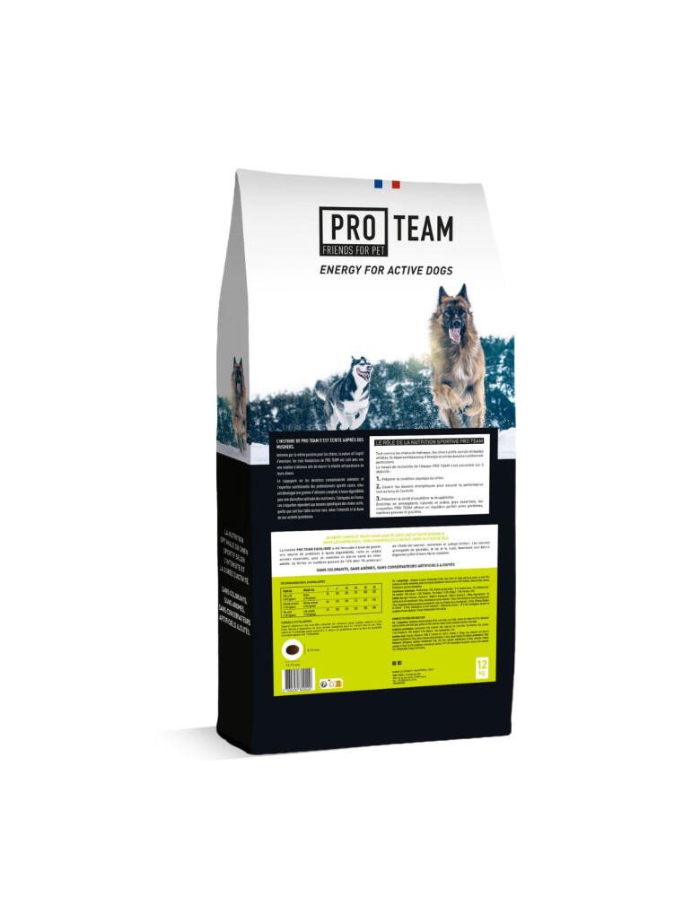 Croquettes chien adulte poulet - Pro Team Equilibre 3700 - 12KG 2/4