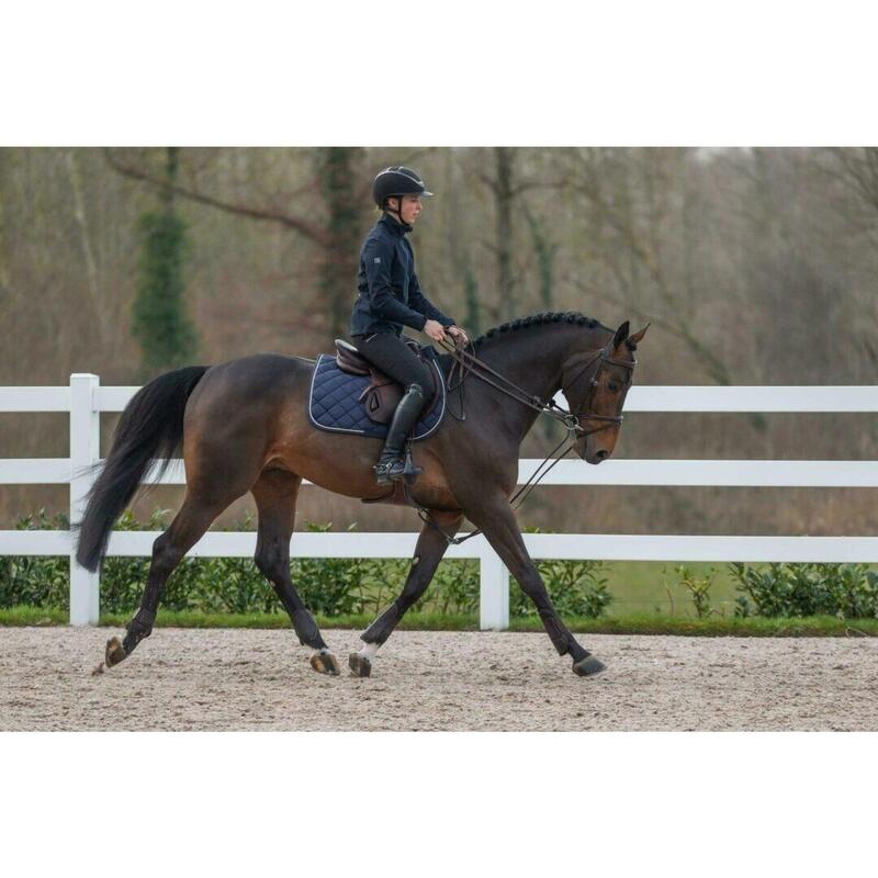 Dy'on Hunter Sloft Teugel 1/2 Bruin -