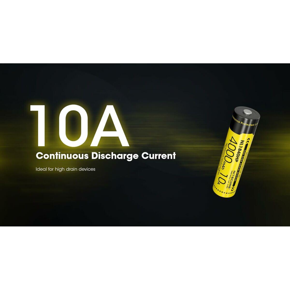 Batterie Ricaricabili Nitecore NT-NL1840HP 18650 2/5