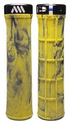 All Mountain Style AMS Berm Grips Giallo Camo