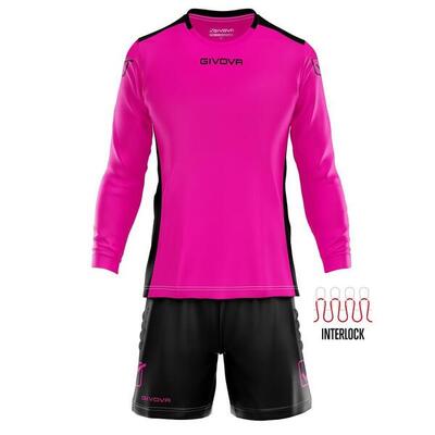 COMPLETO portiere givova arancio fluo/nero