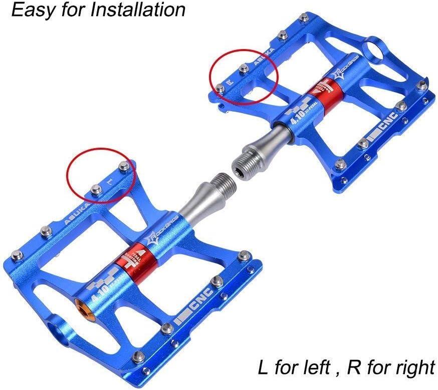 Pédales VTT plates en aluminium 4/6
