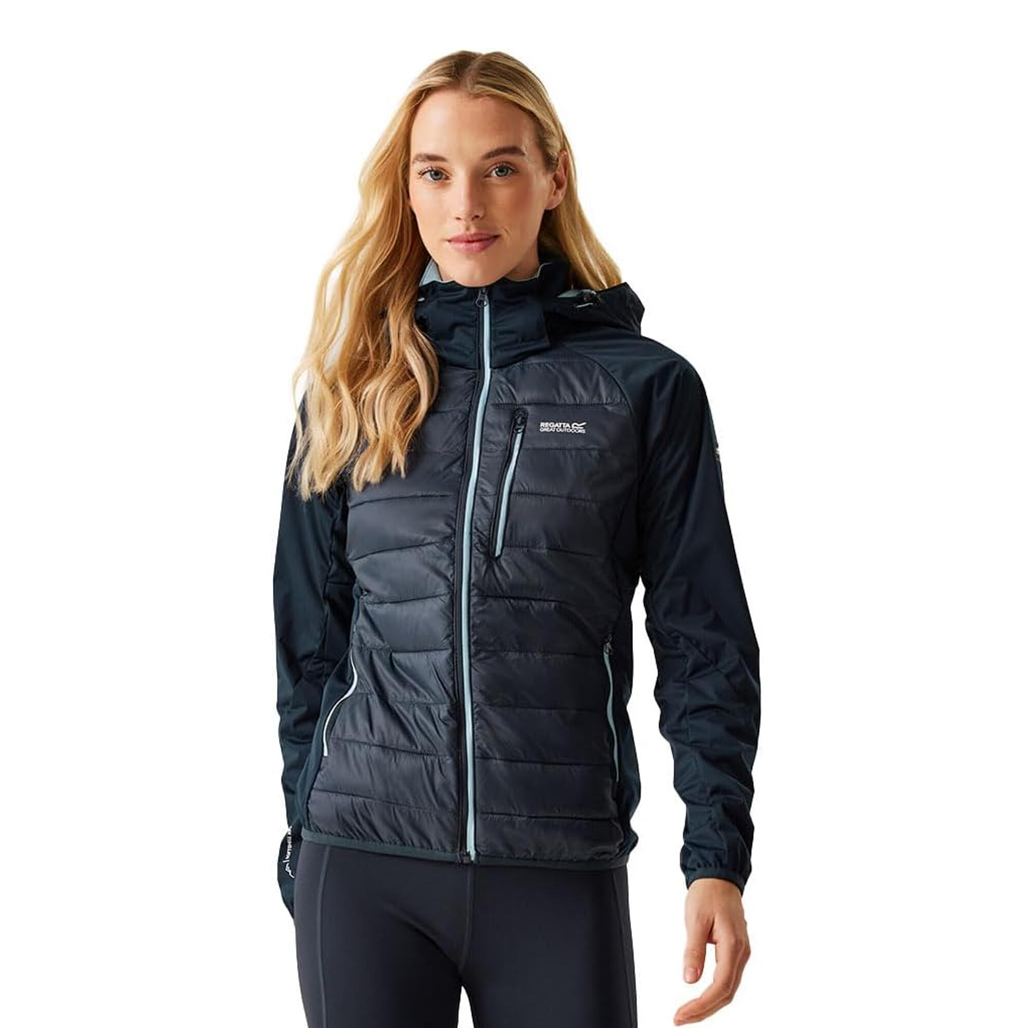 Dames Andreson Pro Hybride Jas (Marine/Clear Sky) 4/5