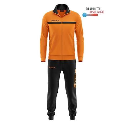 Zip-up fleece trainingspak givova one