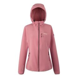 Veste softshell Ossek à capuche déperlante coupe-vent pour femme