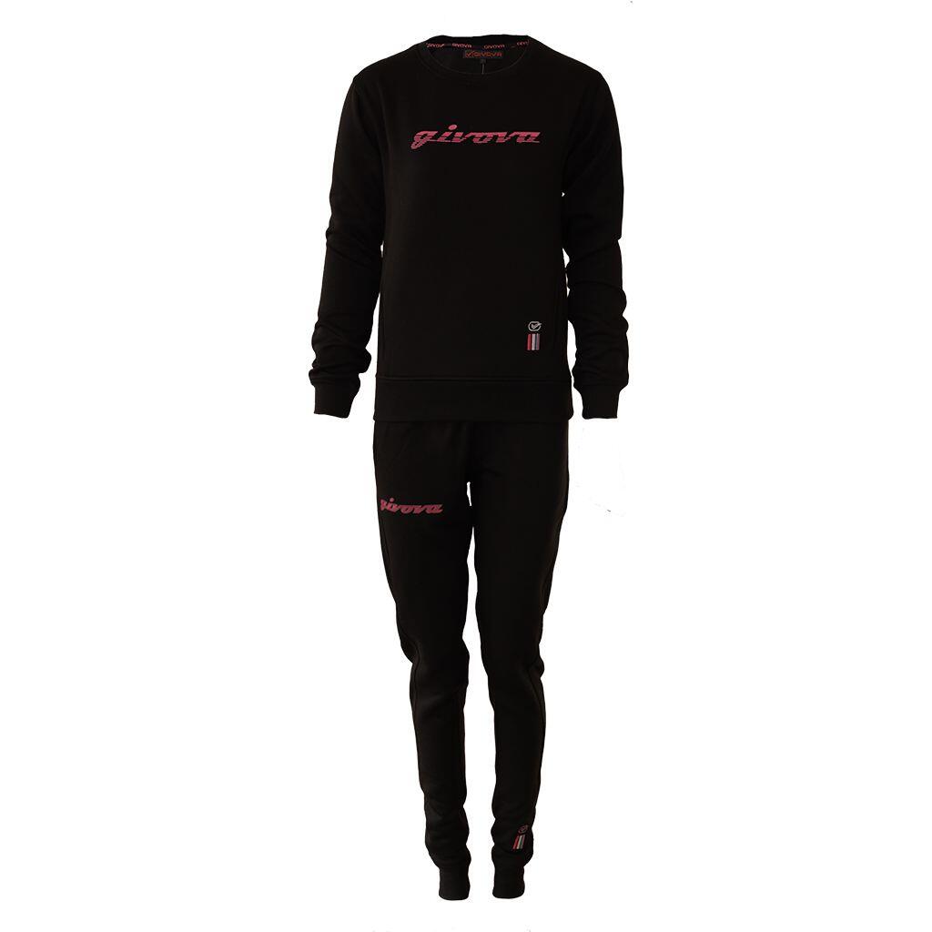 Damski dres Givova z polaru, okrągły dekolt, kieszenie, XS