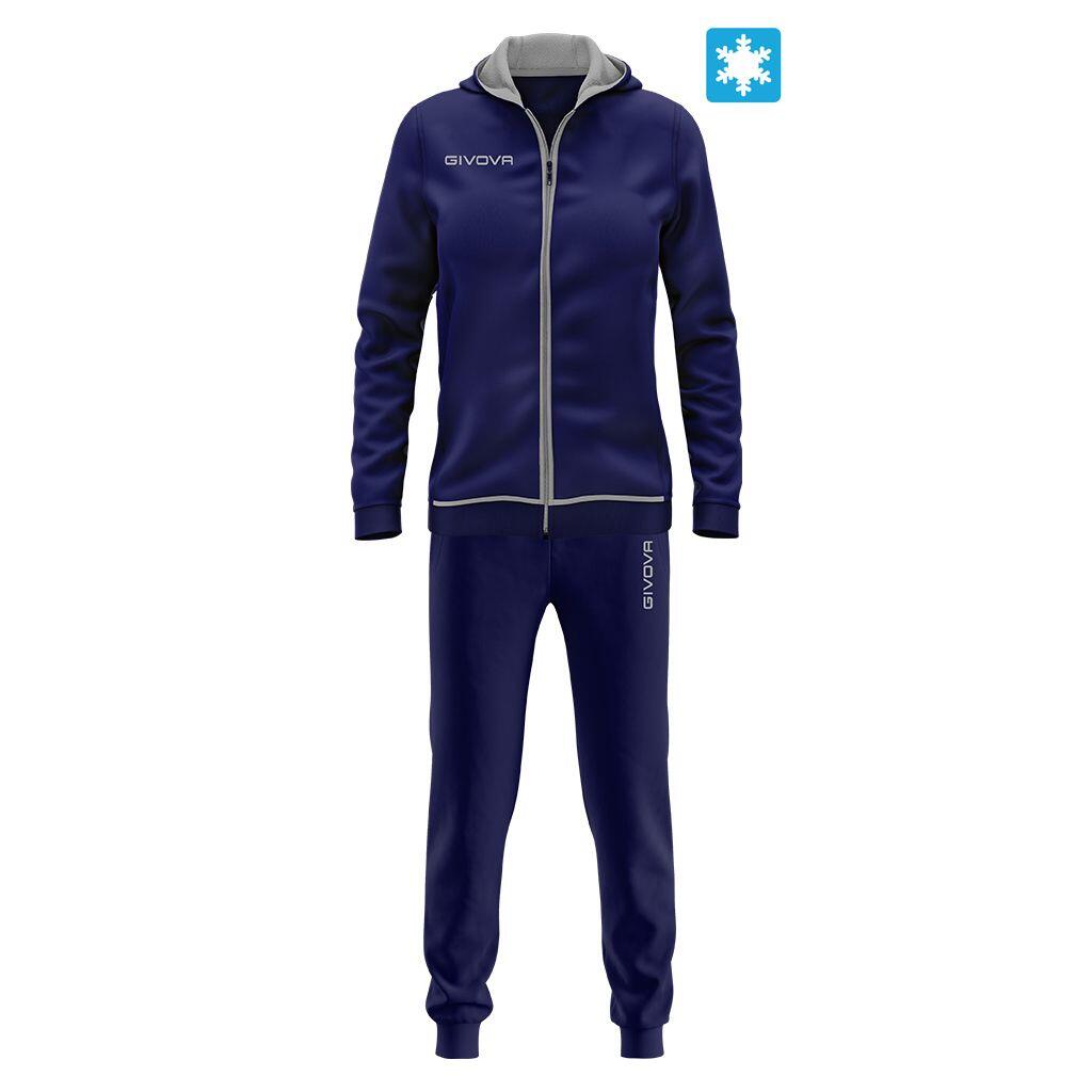 GIVOVA TUTA complete donna givova blu/grigio chiaro