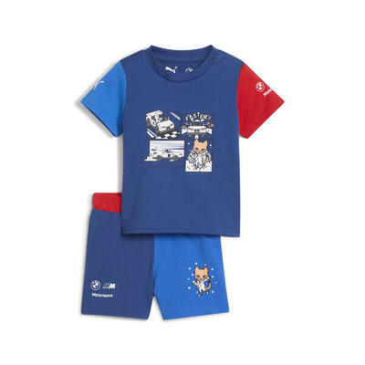 Conjunto infantil de manga corta BMW M Motorsport Essentials PUMA White