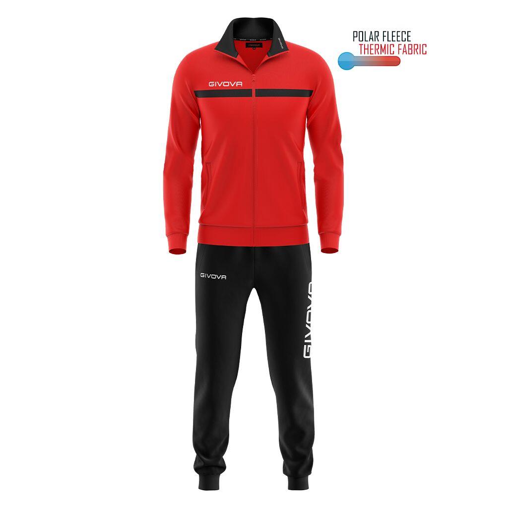 Givova One Polarfleece dres z pełnym zamkiem 4XS (chłopiec)