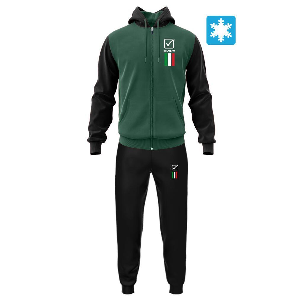 Dres męski Givova Italia 101 z kapturem, felpa, rozmiar M