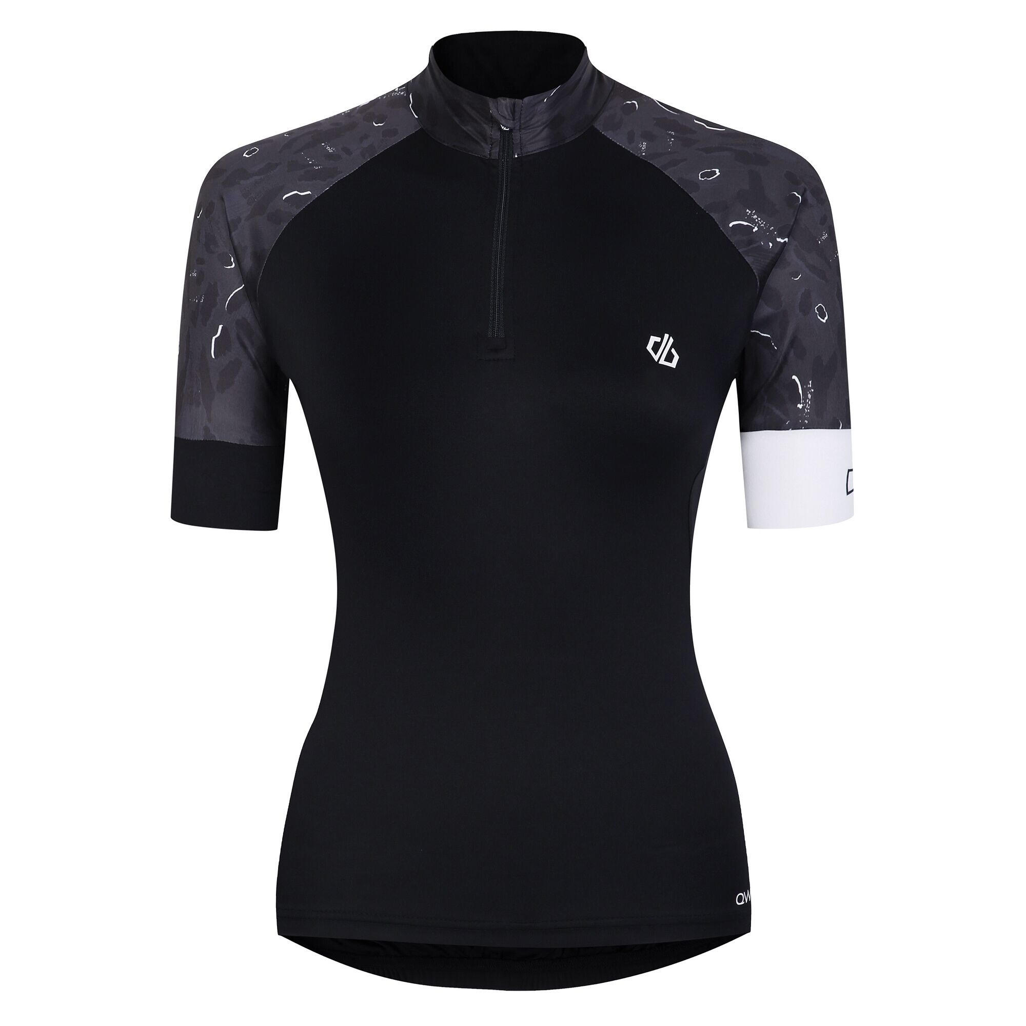 DARE 2B Maglietta Da Ciclista Leopardato Donna Dare 2B Follow Through Nero Nero