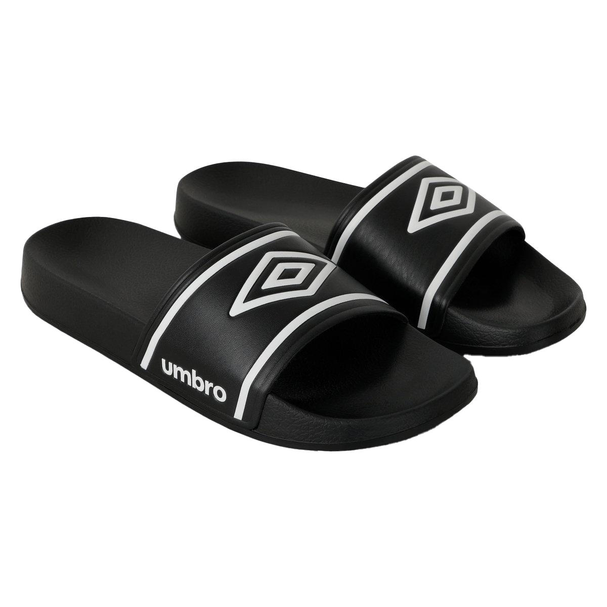 UMBRO Unisex Adult Aruba Sliders (Black/White)