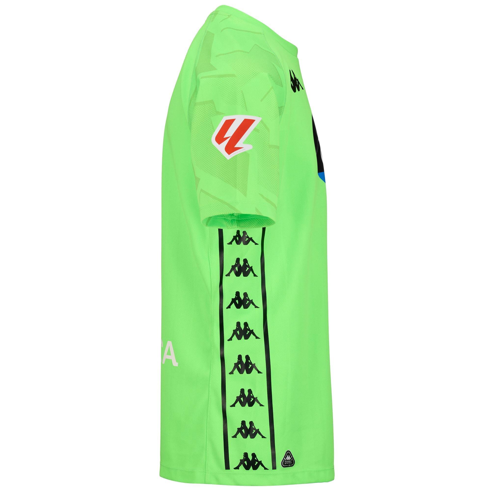 T-shirt da uomo in poliestere riciclato verde da calcio 2/7