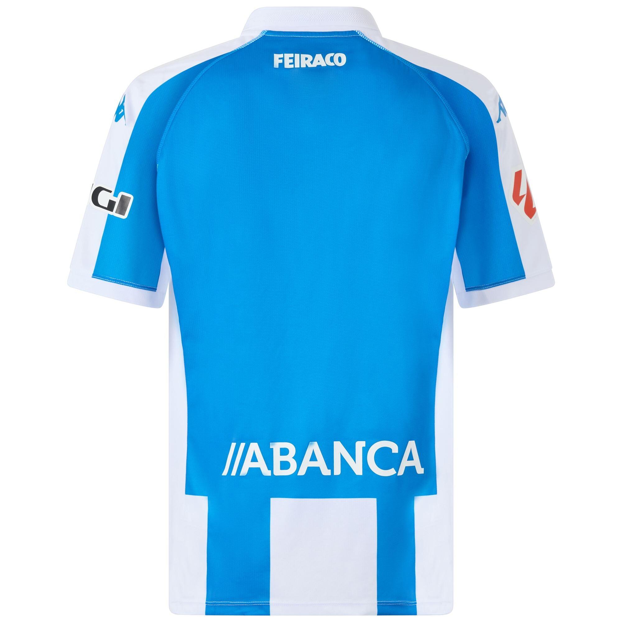 T-shirt da uomo in poliestere riciclato blu da calcio 3/7