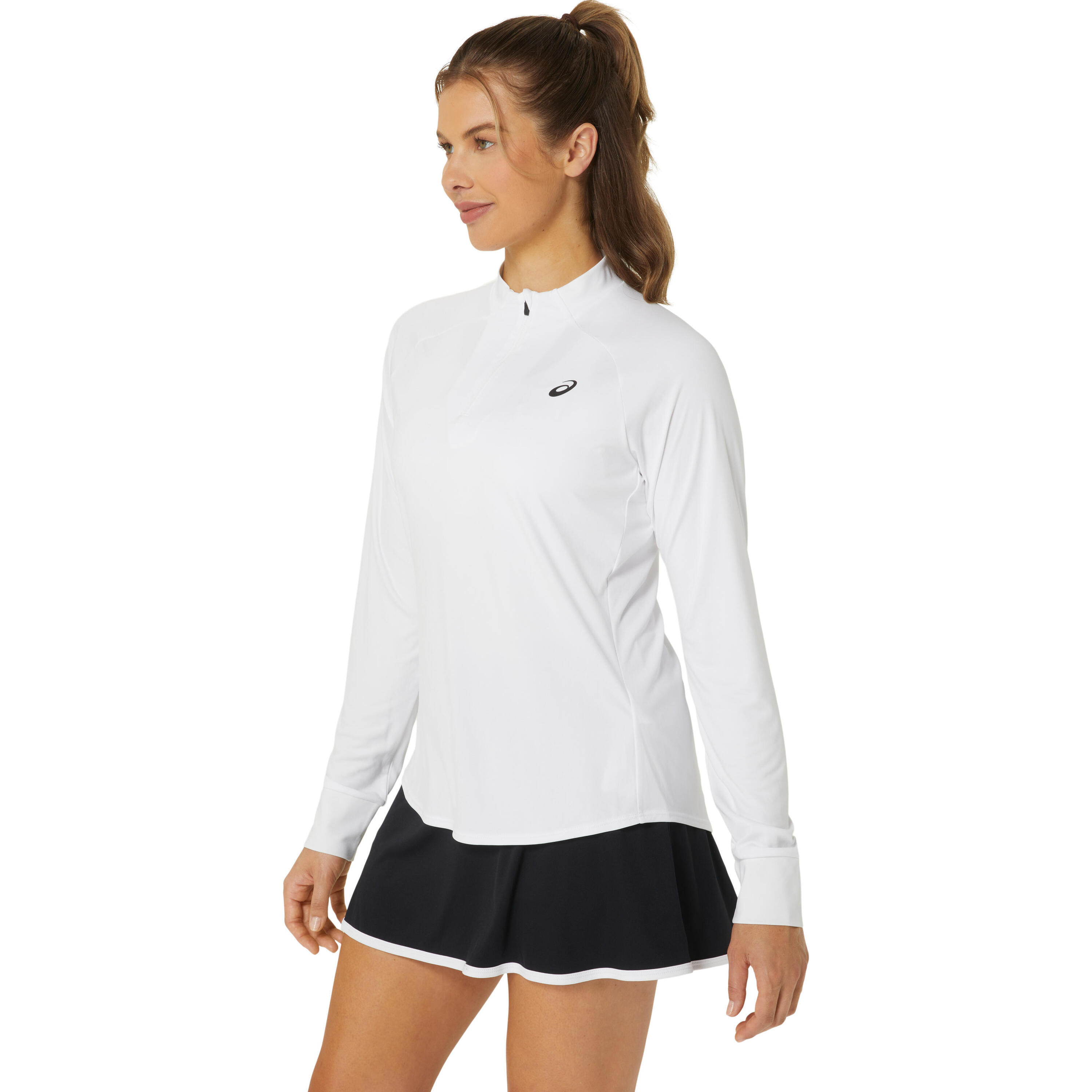 Maillot manches longues 1/2 zip femme Asics Court 6/6