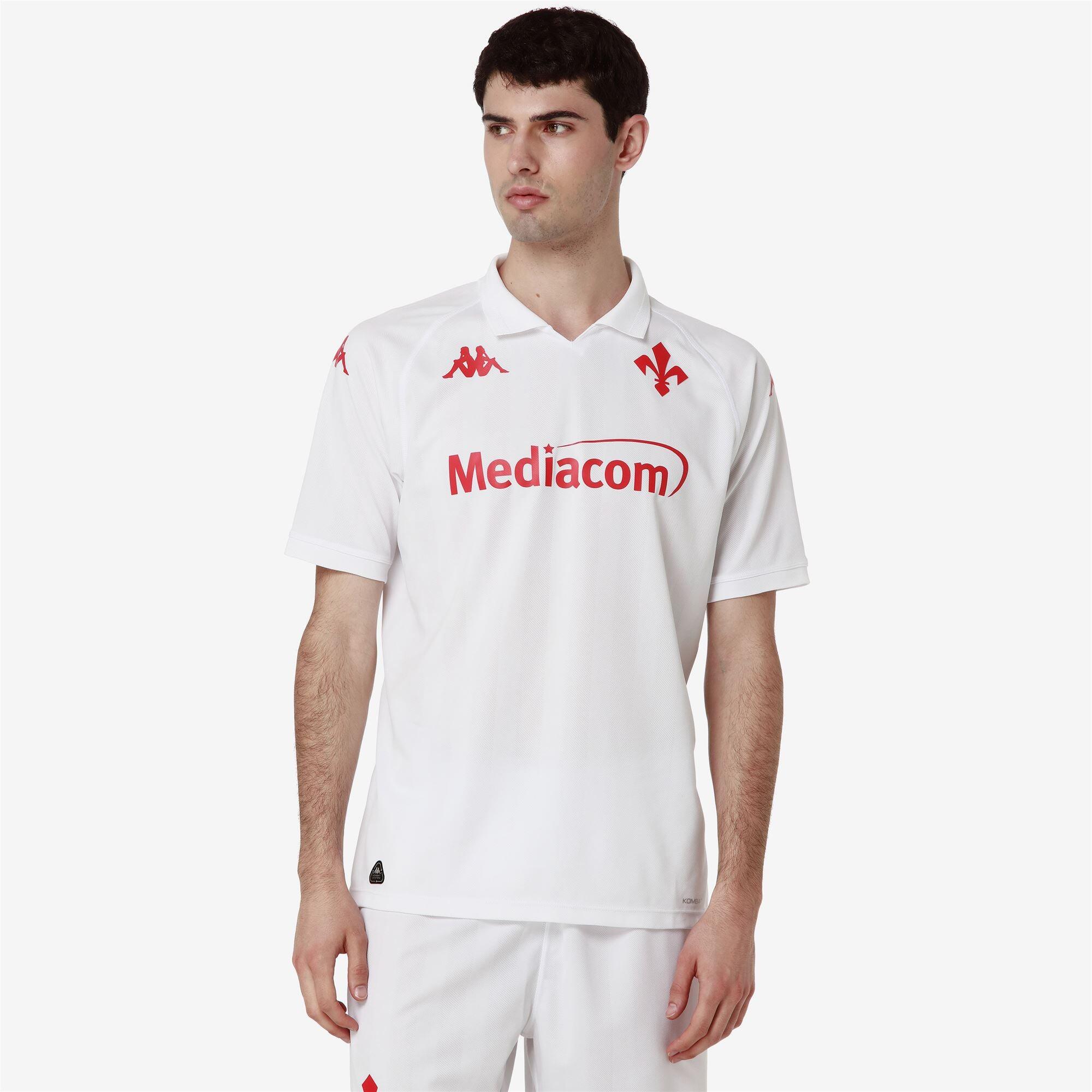 T-Shirt ACF Fiorentina da Bambino in Poliestere riciclato Bianco 4/7