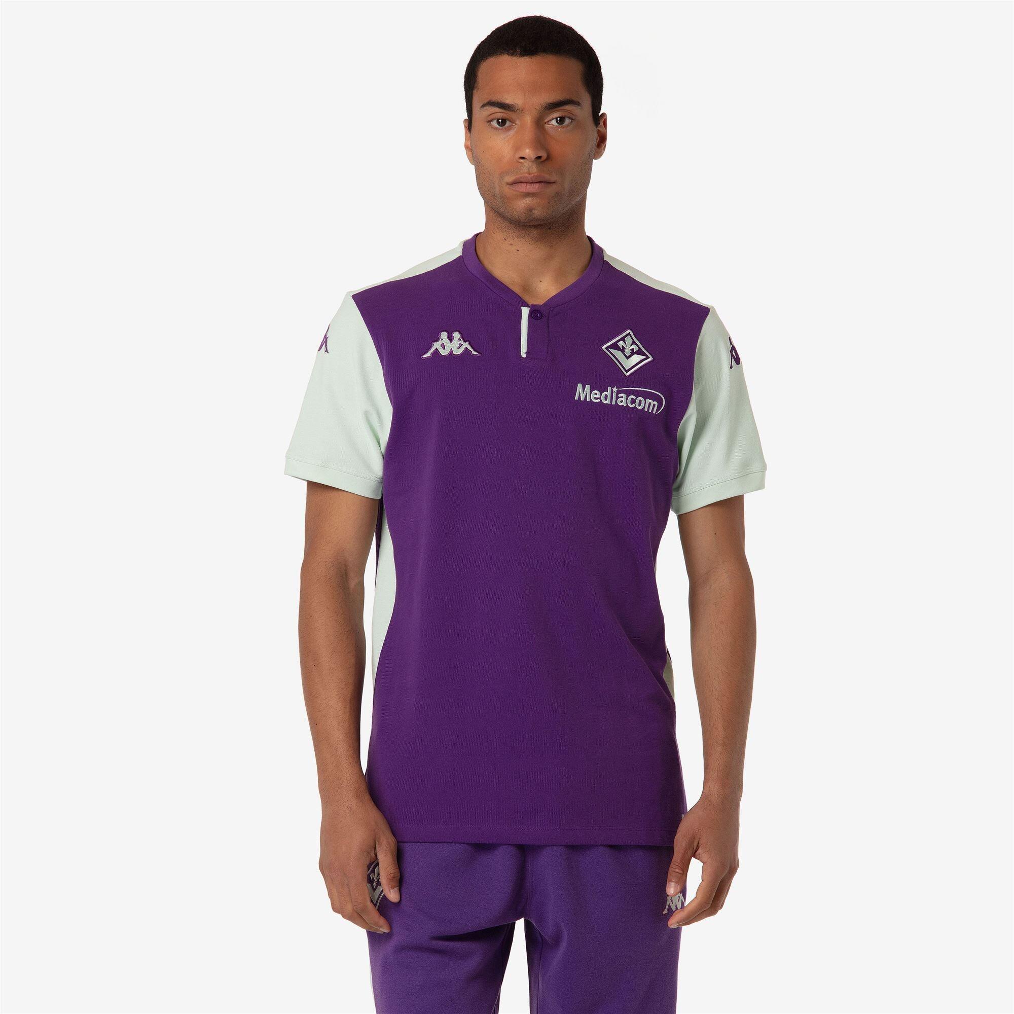 Polo ACF Fiorentina da Bambino in Cotone Viola 4/7