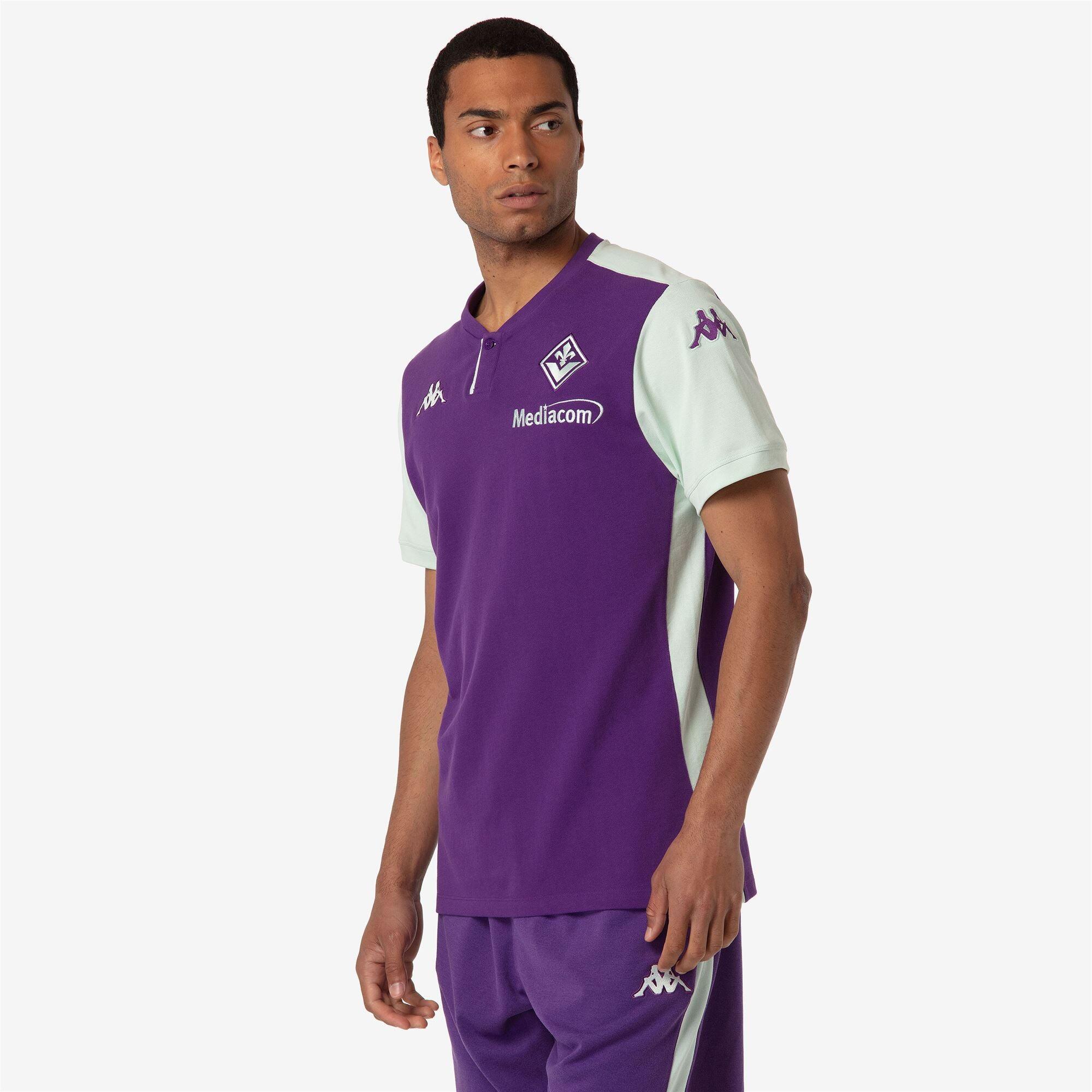 Polo ACF Fiorentina da Bambino in Cotone Viola 5/7