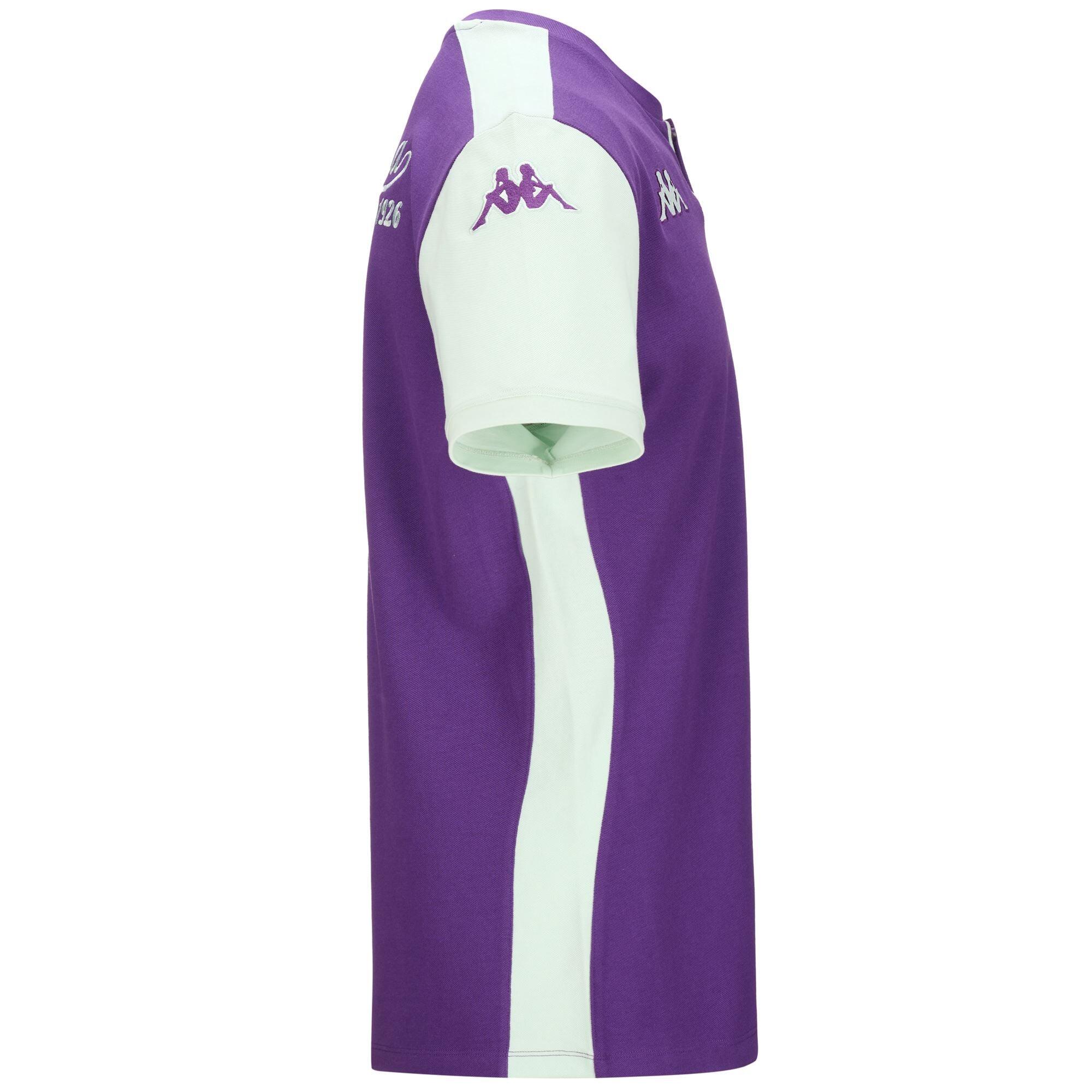 Polo ACF Fiorentina da Bambino in Cotone Viola 2/7