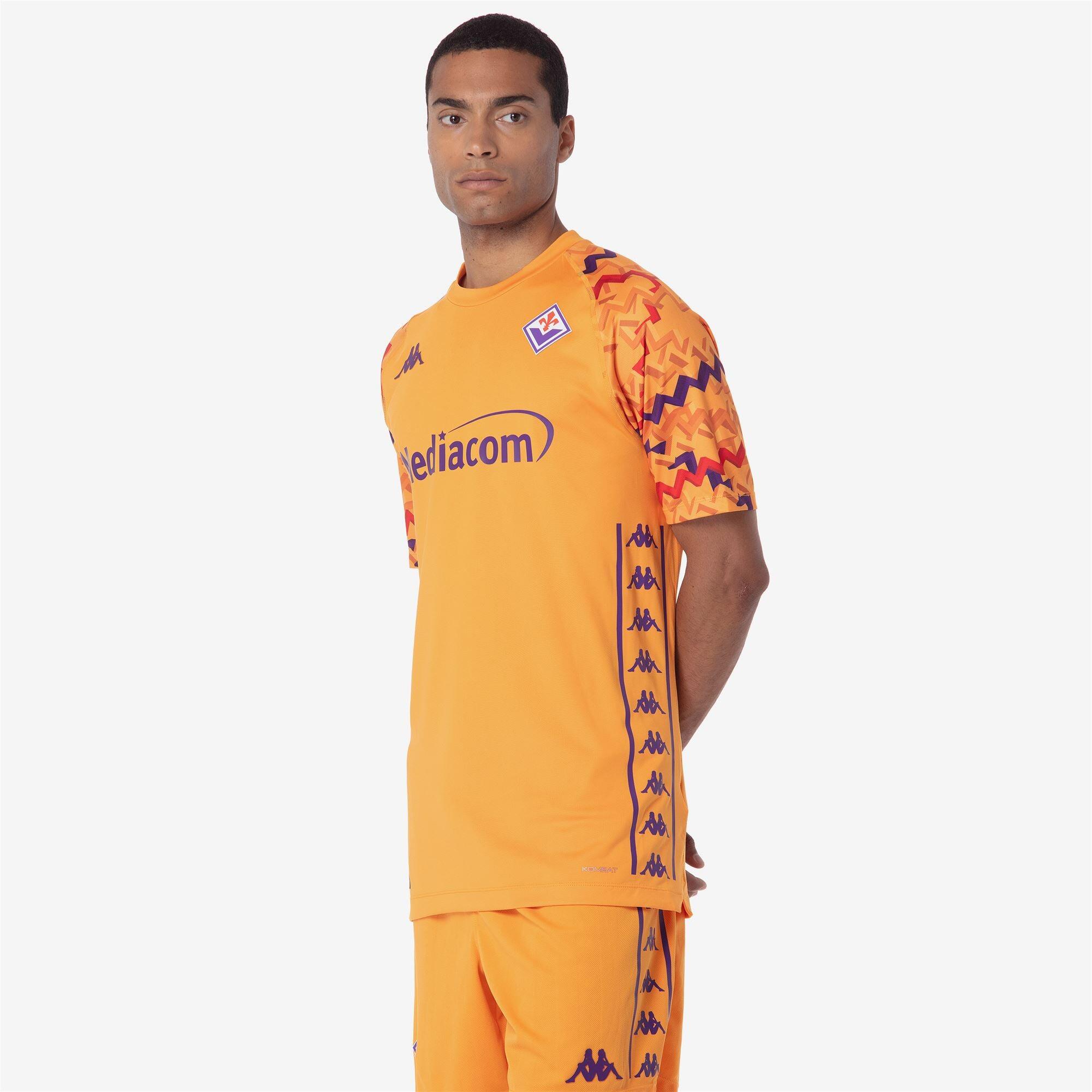T-Shirt ACF Fiorentina da Uomo in Poliestere riciclato Arancione 6/7