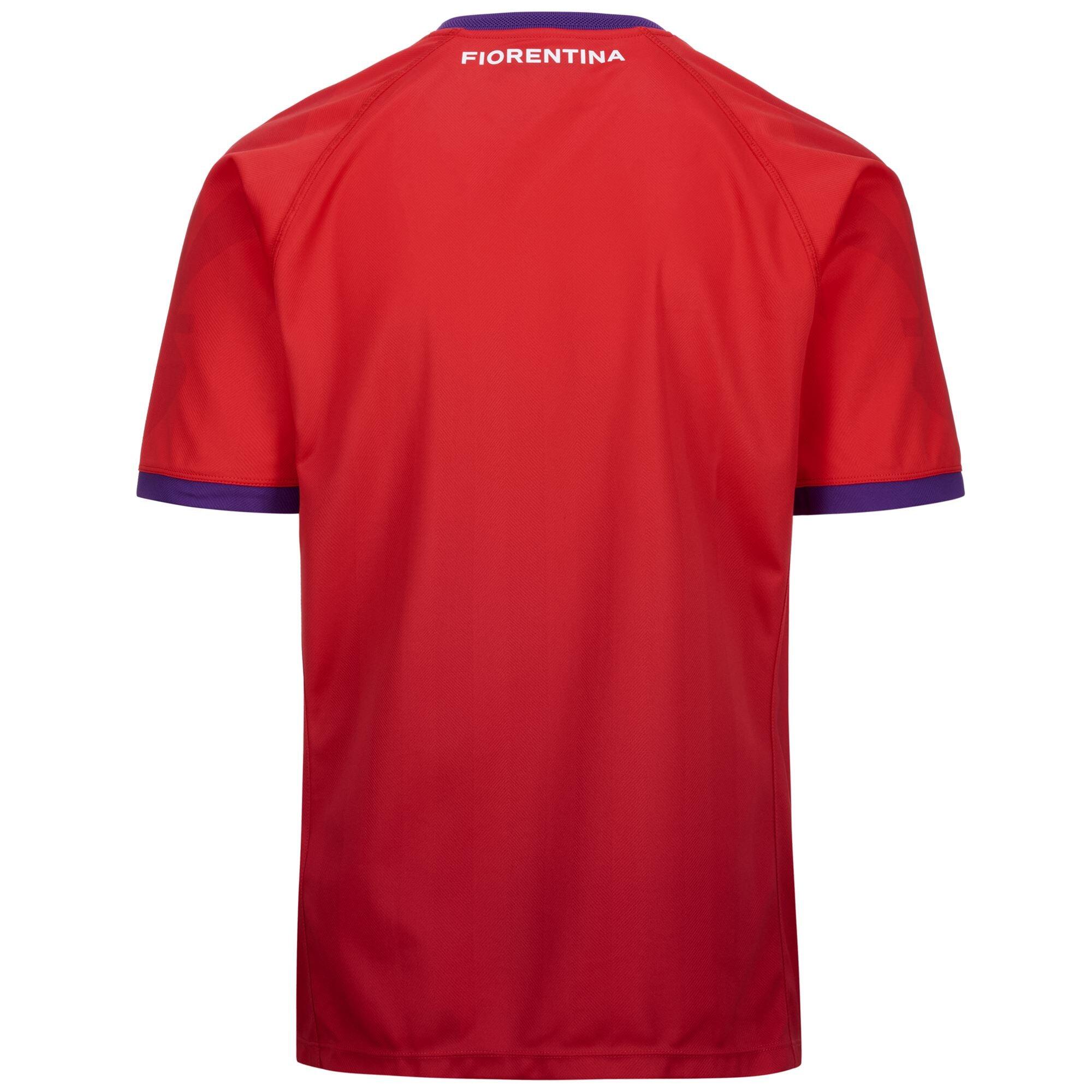 T-Shirt ACF Fiorentina da Bambino in Poliestere riciclato Rosso 4/7