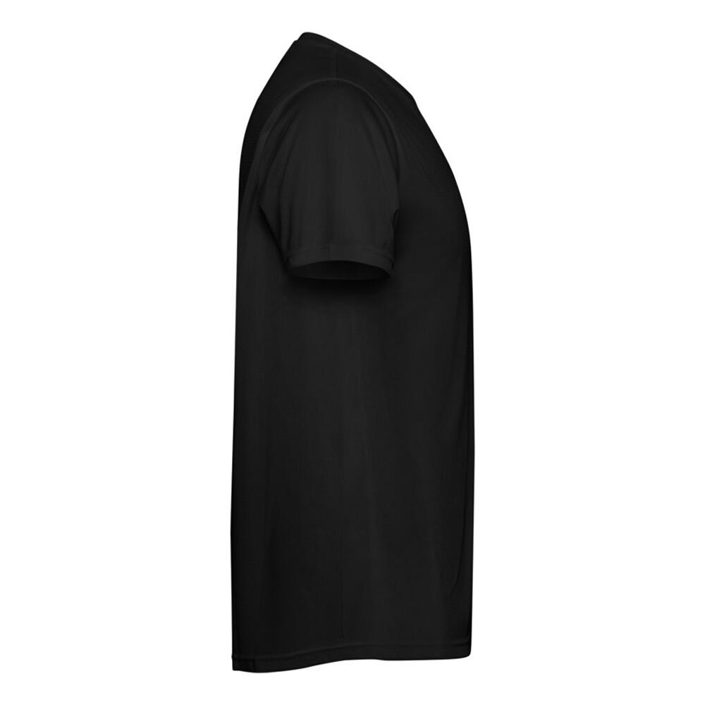 Maglietta Maniche Corte Uomo Roly Estoril Nero Tinta Unita 4/4