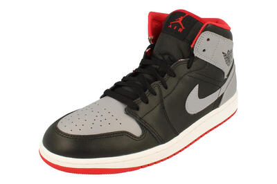 Air Jordan 1 Mid - Sneakers in pelle nera