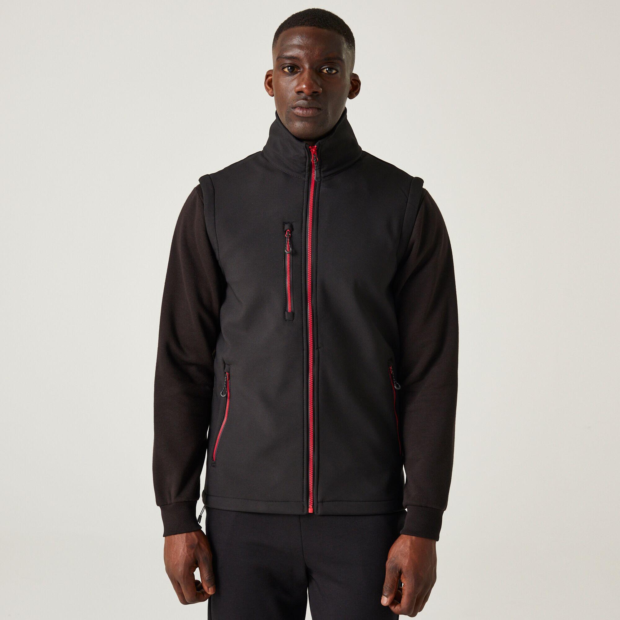 REGATTA Herren Wandern Jacke - Nagate Softshell Bodywarmer, black