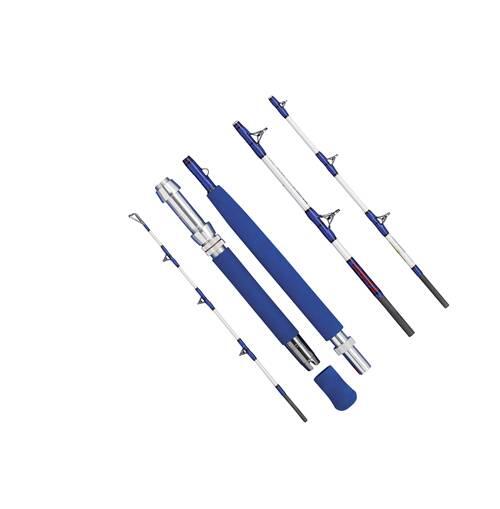 WFT Electra Speed Jig Traveller – 2,10 M, 5-teilig, 200–600 G, Reiserute Fürs Meeresangeln, Inkl. Futteral