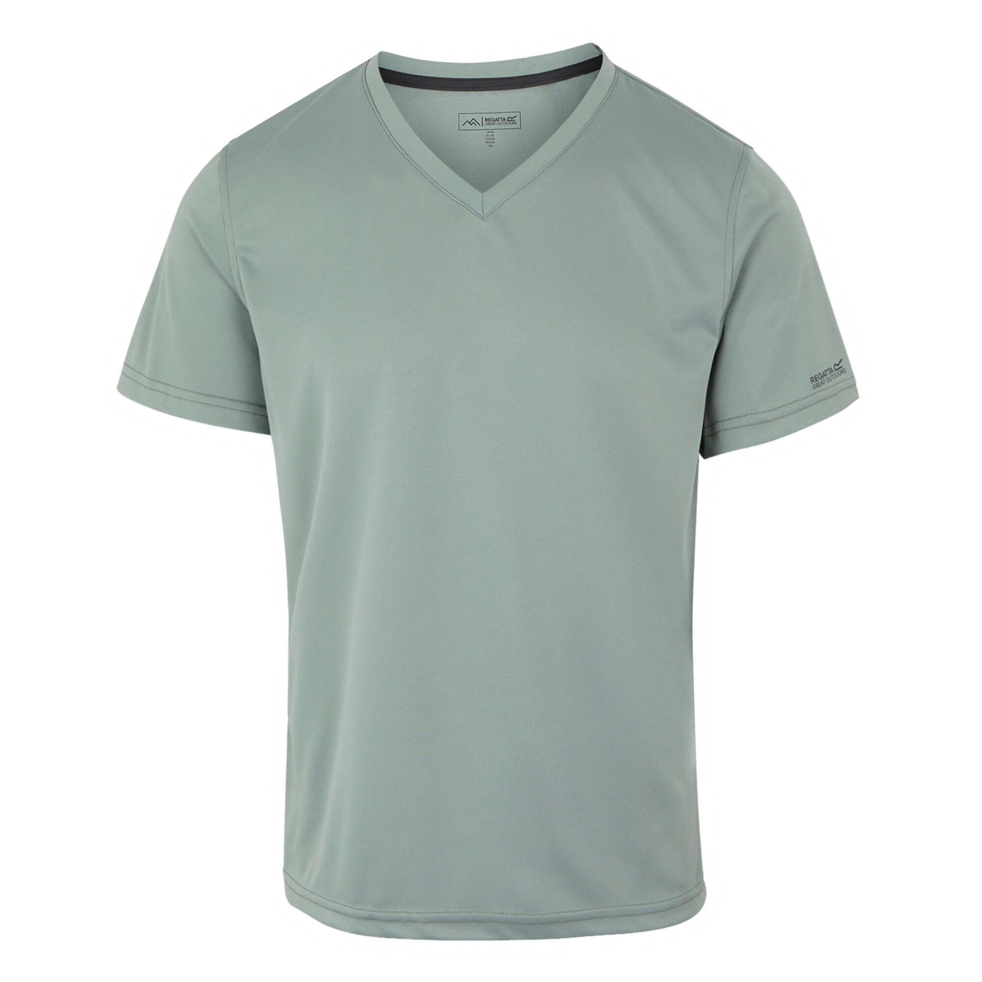 Tricou Drumeții În Natură Regatta Fingal V Neck Bărbați