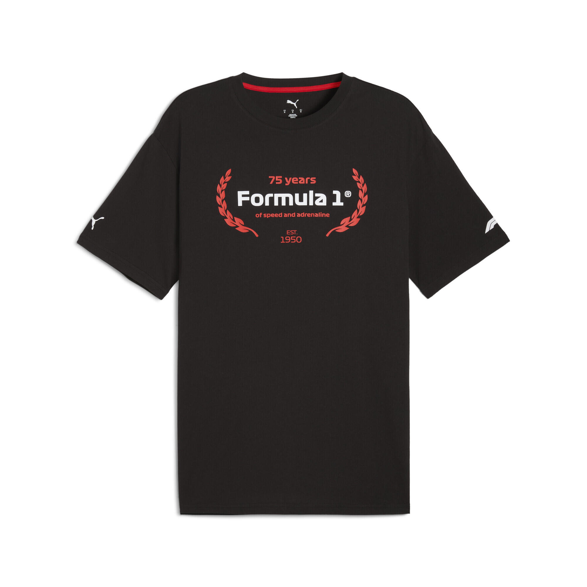 PUMA T-shirt con grafica F1® Essentials da uomo PUMA Black