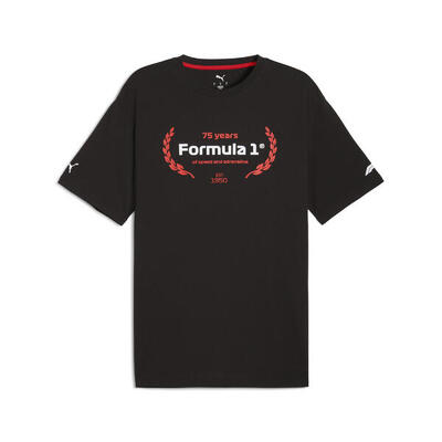F1® essentials graphic t-shirt voor heren puma black