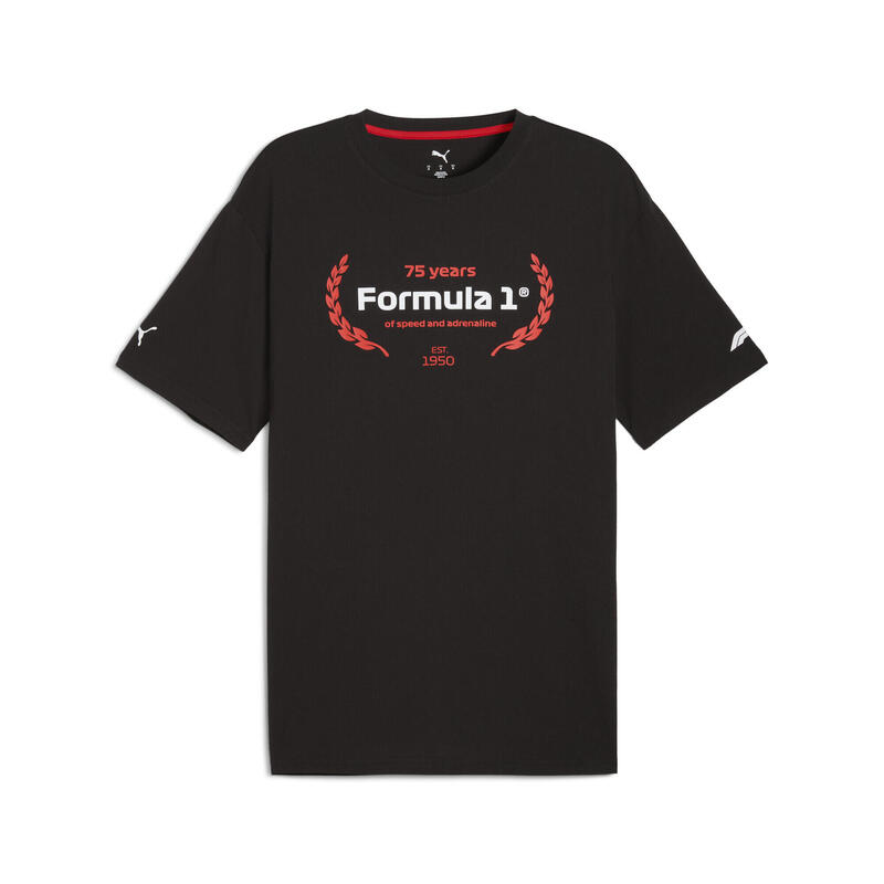 Męska koszulka F1® Essentials z grafiką PUMA Black