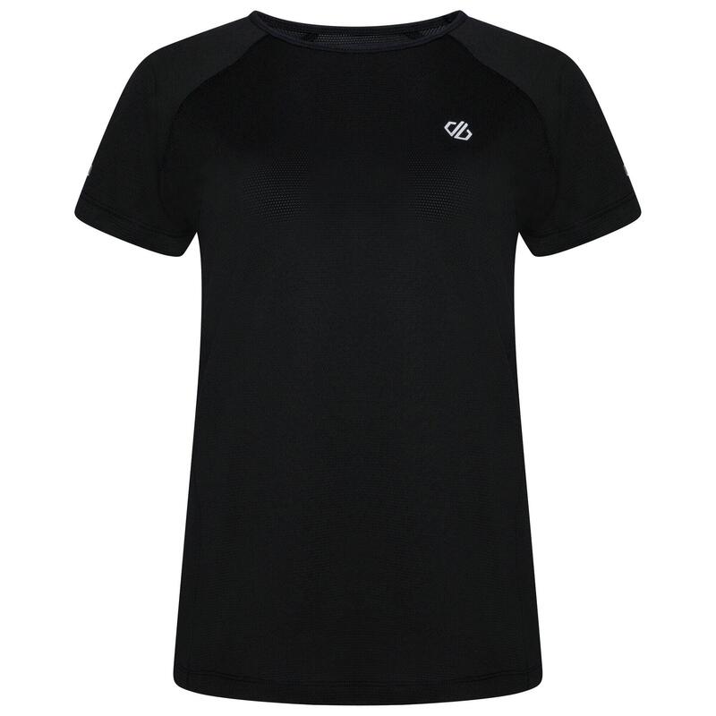 Sportshirt Corral Tee Wandern/Outdoor/Trekking Damen Black/Black Atmungsaktiv