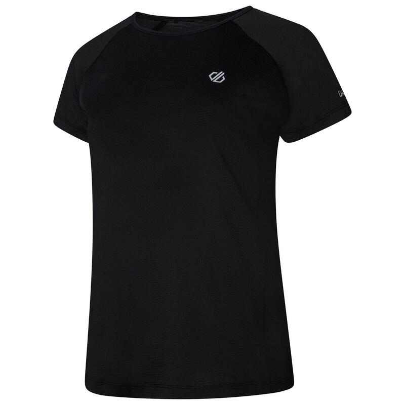 Sportshirt Corral Tee Wandern/Outdoor/Trekking Damen Black/Black Atmungsaktiv