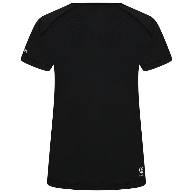 Sportshirt Corral Tee Wandern/Outdoor/Trekking Damen Black/Black Atmungsaktiv