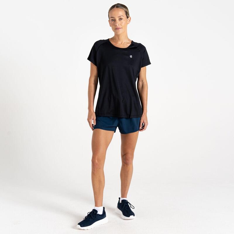 Sportshirt Corral Tee Wandern/Outdoor/Trekking Damen Black/Black Atmungsaktiv