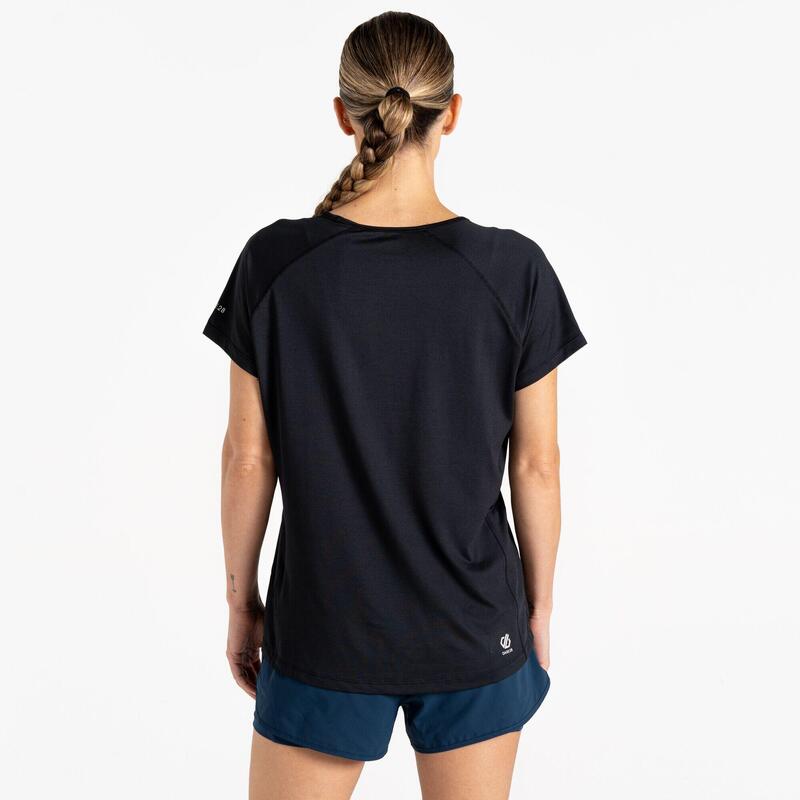 Sportshirt Corral Tee Wandern/Outdoor/Trekking Damen Black/Black Atmungsaktiv