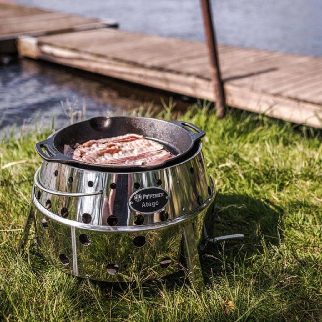 Petromax GP35 Grill Skillet met handgrepen 4/7